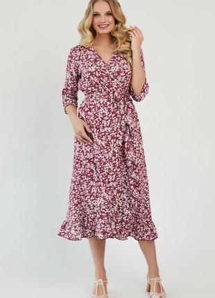 Сукня фанта бордовий