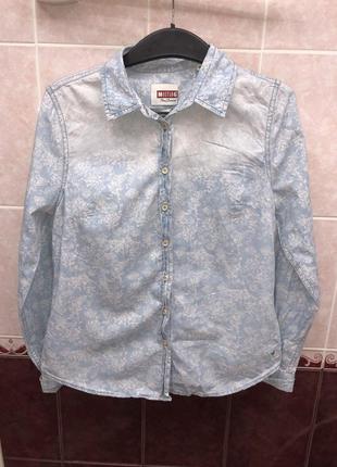 Джинсова сорочка сорочка блузка