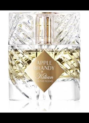 Kilian apple brandy on the rocks