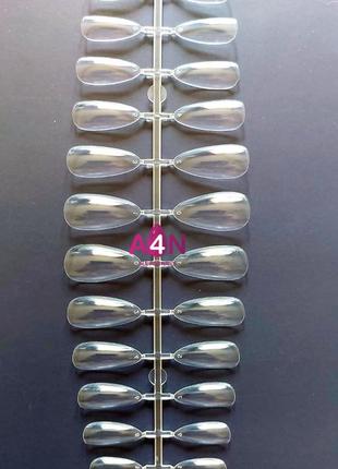 Гелевые типсы 24шт. - форма миндаль (накладные ногти) жидкие типсы - гелеві типси2 фото
