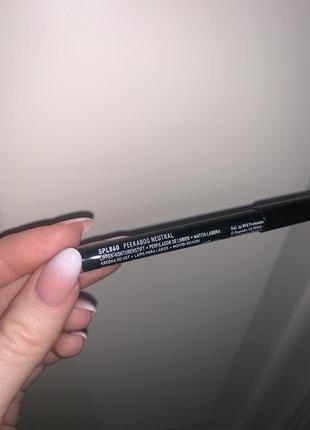 Олівець для губ nyx slim lip pencil №860 (peekaboo neutral)3 фото