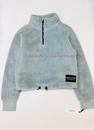 Толстовка calvin klein sherpa шерпа худи кельвин кляйн кельвін кляйн4 фото