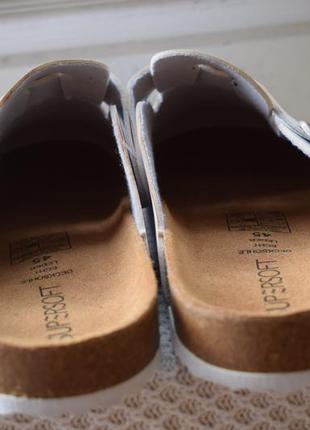 Ортопедичні шльопанці шльопанці сланці тапки сабо supersoft німеччина р. 45 29 см6 фото