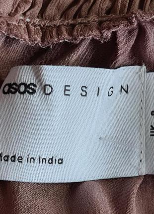 Женское длинное платье asos цвет пепел  розы8 фото