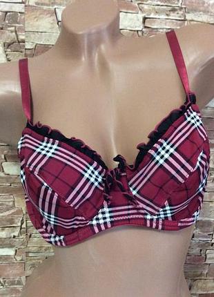 Бюстгальтер без поролона лиф на косточках р.85в