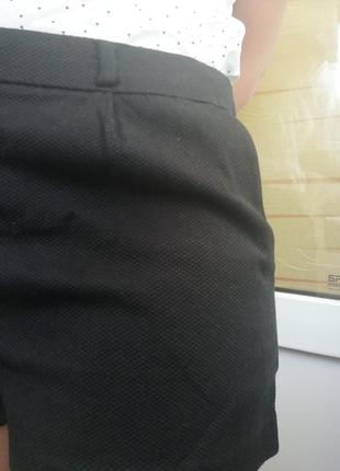 Шорти жіночі короткі міні чорні класика шорти жіночі чорні короткі з кишенями класика тканина рубчик костюмні8 фото