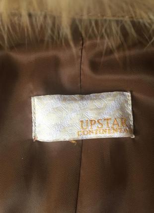 Куртка upstar continental из мягчайшей кожи на подкладке4 фото