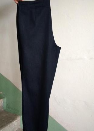 Р 14 / 48-50 стильные базовые легкие джинсовые укороченные брюки капри бриджи хлопок стрейчевые m&s4 фото