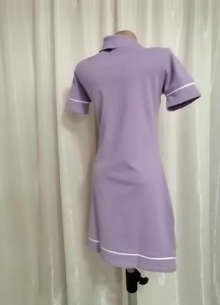 Сукня lacoste 🐊 🐊 тканина лакоста бавовна, значок-вишивка плаття поло розмір s плечі 37 см пог 427 фото