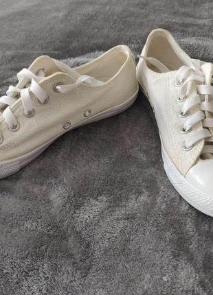 Кеды белые lace-up converse, розмір 36-372 фото