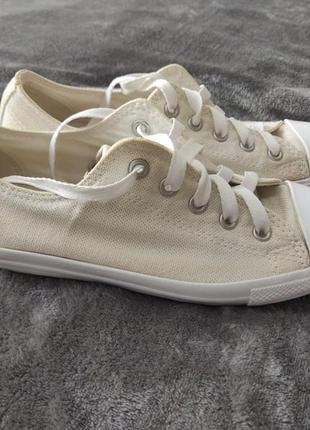 Кеды белые lace-up converse, розмір 36-375 фото