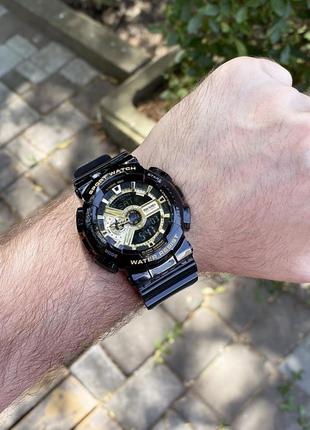Чоловічий наручний годинник skmei 1520 чорний / мужские наручные часы черные