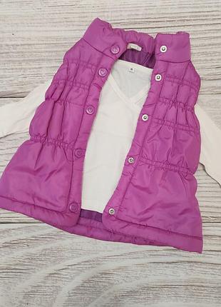 Безрукавка для дівчинки