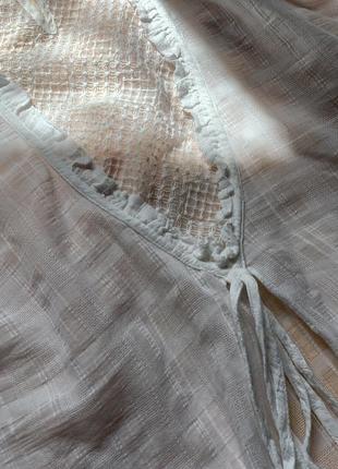 Жіноча блуза сорочка з воланами широкими рукавами zara2 фото