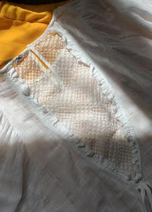 Жіноча блуза сорочка з воланами широкими рукавами zara3 фото