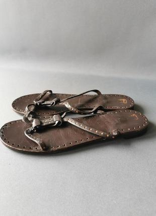 Jil sander шкіряні сандалі