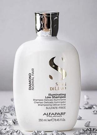 Alfaparf diamond шампунь для волос с микрокристаллами 250 мл