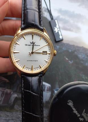 Чоловічі наручні годинники бренду yonger & bresson, франція, оригінал.5 фото