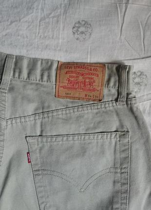 Брендові фірмові джинси levi's 551,оригінал,нові,розмір 34/34.4 фото