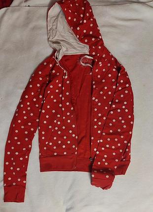 Кофта на замку замочку худі з капюшоном світшот denim co