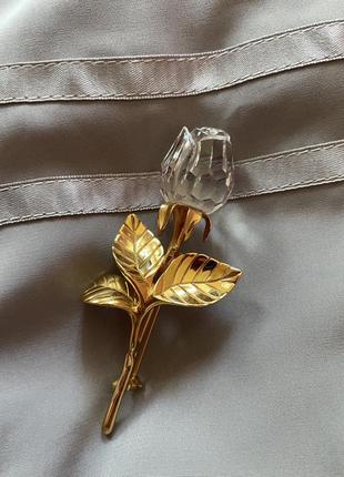 Брошка swarovski вінтаж.