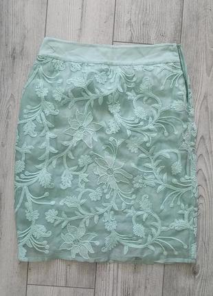 Стильная юбка футляр из натурального шелка ermanno scervino2 фото