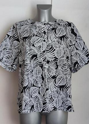 Новая летняя блуза marks &amp; spencer с цветочным принтом