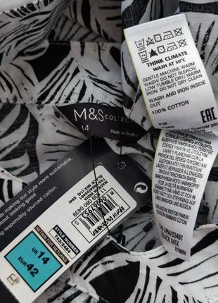 Новая летняя блуза marks &amp; spencer с цветочным принтом4 фото