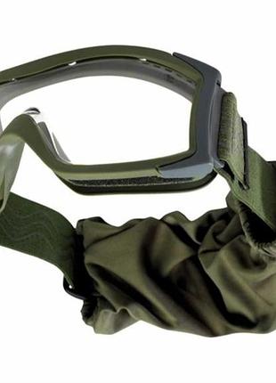 Тактична маска bolle x1000 tactical goggles anti-fog & anti-scratch ballistic lens