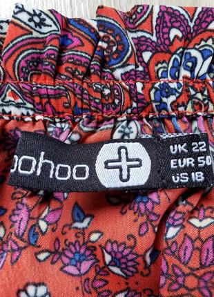 Блуза  boohoo с открытыми плечами  и рукавом 22 р-ра.2 фото