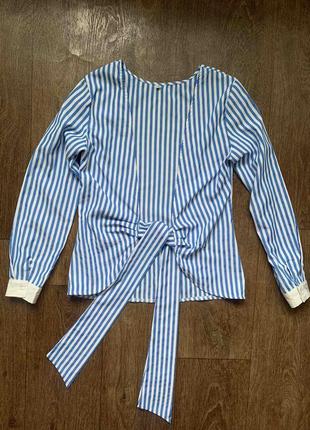 Рубашка в полоску на топ