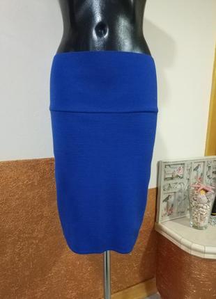 Фирменная качественная стильная тёплая шерстяная юбка.2 фото