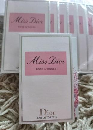 Christian dior miss dior rose n'roses пробники аромату