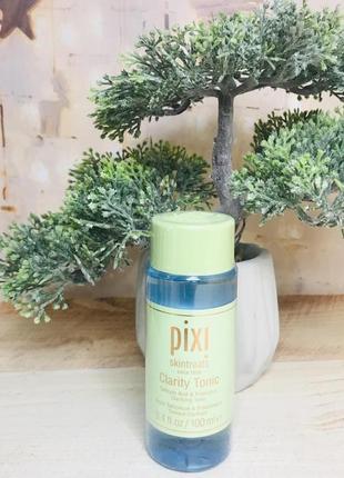 Pixi clarity tonic очищуючий тонік з aha і bha кислотами 100ml1 фото