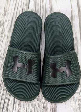 Шльопанці підліткові для хлопчика сланці хакі спортивного плану