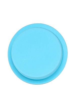 Силиконовая форма cumenss handmade-01 light blue для мыла круг 1 ячейка2 фото