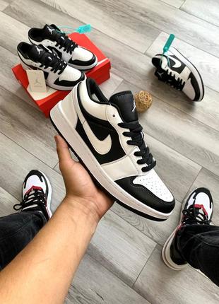 Кроссовки nike air jordan white-black