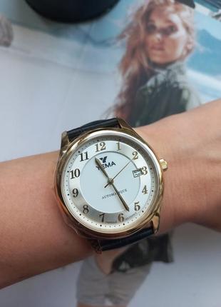 Мужские наручные часы бренда yema, automatique франция, оригинал.8 фото