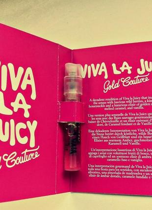 Juicy couture viva la juicy gold couture💥оригинал 3 мл отливант распив затест3 фото