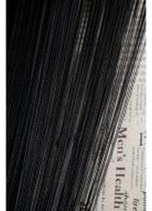 Штори нитки 300х280 см чорний1 фото