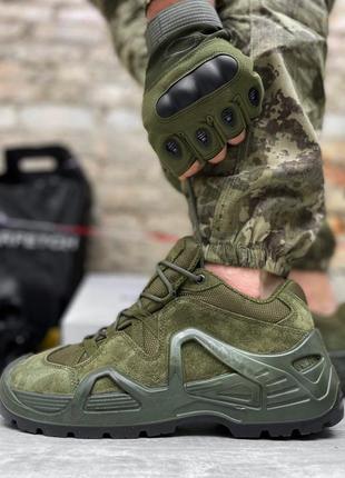 Тактичні кросівки vogel хакі, військові берци, взуття для військових армійська2 фото