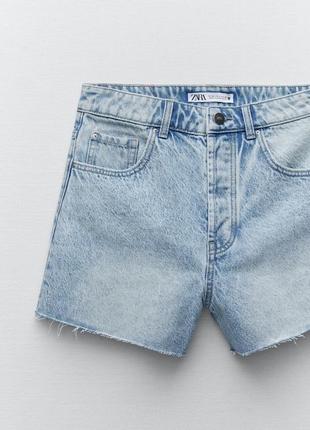 Джинсові шорти zara 3