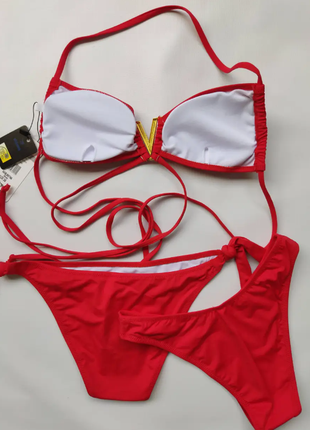 Купальник шторки бандо двое плавок sisianna 5 цветов 58766мш2 фото