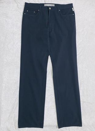 Оригінальні вінтажні італійські прямі повсякденні брюки сірого кольору versace jeans couture1 фото