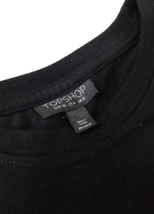 Черная футболка usa topshop6 фото