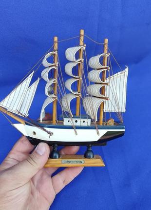 Детская игрушка кораблик модель корабля парусник4 фото