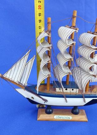 Детская игрушка кораблик модель корабля парусник3 фото