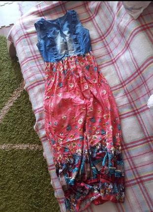 Довге літнє плаття, сукня в підлогу, плаття максі