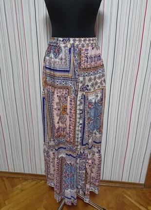 Длинная вискозная юбка rinascimento италия,спідниця довга віскоза1 фото