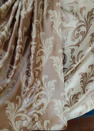 Штори блекаут з візерунком, тканина для штор.2 фото